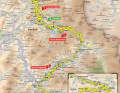 Die Karte zur 17. Etappe der Tour de France 2023