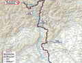 Die 18. Etappe des Giro d'Italia 2023 auf der Karte