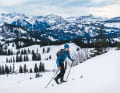 Emil Herzog liebt es, sich im Winter die Kondition bei Skitouren in seiner Heimat zu holen