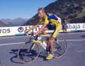 Felix Manuel Garcia im Trikot von Festina bei der Vuelta a Espana 2000. Bei der Tour 2003 war der Spanier ein wichtiger Fahrer an der Seite von Jan Ullrich.