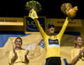 Andy Schleck 2011 im Gelben Trikot der Tour de France.