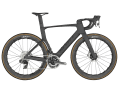 Das Topmodell des neuen Scott Foil RC Aero-Rennrads. Gewicht: 7,2 kg. Ausgestattet mit Sram Red eTap und Zipp ZIPP 454 NSW.