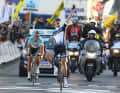Mittlerweile für Garmin fahrend, gewann Vanmarcke 2012 den Omloop Het Nieuwsblad
