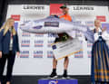Beim Artic Race of Norway bekam der zwischenzeitlich Führende der Bergwertung einen riesigen künstlichen Fisch als Trophäe, der Sieger der Sonderwertung sogar 500 Kilogramm Lachs
