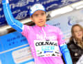 Für das Rosa Trikot reicht es allerdings nicht. Jedenfalls nicht beim "großen" Giro. Die Trentino-Rundfahrt hingegen kann er in jenem Jahr für sich entscheiden.