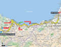 Die Karte zur 3. Etappe der Tour de France 2023