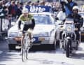 Ebenfalls im Jahr 1988 quälte sich Rolf Gölz die Mur de Huy beim Fleche Wallonne hoch.