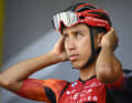 Egan Bernal kämpft nach einem schweren Trainingssturz 2022 um seine alte Form.