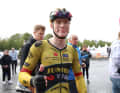 Später freute sich Hagenes, der 2024 ins World-Tour-Team von Visma | Lease a Bike aufsteigt, doch noch ein bisschen.