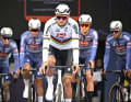 Pokerface: Mathieu van der Poel kurz vor dem Start