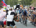 Auf der 20. Etappe zum Col du Couillole bereiten die Fans den Rennfahrern eine fantastische Kulisse