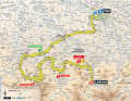 Die Karte zur 5. Etappe der Tour de France 2023