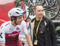 Rick Zabel (l.) und Erik Zabel 2019 vereint beim Team Katusha-Alpecin.