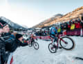 Auch Mathieu van der Poel wird bei den Cross-Rennen zum Jahreswechsel fleißig mitmischen. Beim Schnee-Worldcup in Val di Sole wurde er Achter. 
