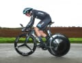 2021 bei den britischen Meisterschaften der U23-Klasse im Einzelzeitfahren, die Hayter gewinnt