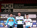 Einzelzeitfahren U23 Männer: Gold Sören Waerenskjold (Norwegen), Silber Alec Segaert (Belgien), Bronze Leo Hayter (Großbritannien)