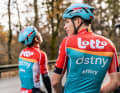 Das neue Trikot von Lotto-Dstny in der Rückansicht 