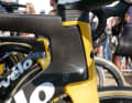 Durch Änderungen der UCI-Bestimmungen können die Rahmen seit 2021 aerodynamischer designt werden. Am S5 zeigt sich das speziell am vorderen Rahmendreieck durch ein flächiges Steuerrohr.