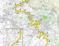 Das Männerrennen von Paris-Roubaix 2023 auf der Karte