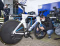 Scheibe hinten, Aero-Laufrad vorne beim Lapierre Aerostorm