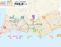 Die Algarve-Rundfahrt 2025 auf der Karte