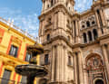 Málagas Altstadt mit der Kathedrale Santa Iglesia Catedral Basílica de la Encarnación