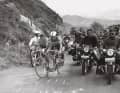 Unvergessenes Duell am Puy de Dome 1964: Jacques Anquetil (links) und  Raymond Poulidor
