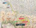 Die 14. Etappe der Tour de France 2024 auf der Karte