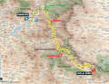Die 19. Etappe der Tour de France 2024 auf der Karte