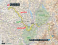 Die 5. Etappe der Tour de France 2024 auf der Karte
