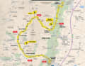 Die 7. Etappe der Tour de France 2024 auf der Karte