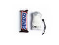 Eingepackt kleiner als ein Snickers.