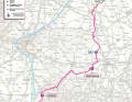Die Strecke der 3. Etappe des Giro d'Italia 2024