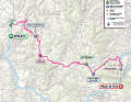 Die Strecke der 8. Etappe des Giro d'Italia 2024