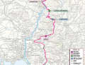 Die Strecke der 10. Etappe des Giro d'Italia 2024