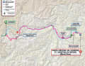 Die Strecke der 16. Etappe des Giro d'Italia 2024