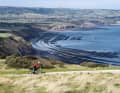 Blick von Ravenscar auf die Robin Hood Bay