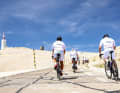 Feature
Mont Ventoux, 26.07.2023, Radsport, Schuelergruppe aus Erlangen beim Anstieg zum Mont Ventoux