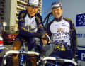 Die beiden Schweizer Alex Zülle und Laurent Dufaux im Trikot von Festina.