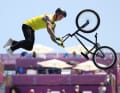 ... sondern auch den BMX-Freestyle, bei dem Logan Martin bei den Herren gewann