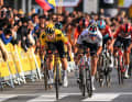 Auf Testfahrt: Bei der Katalonien-Rundfahrt im März lieferten sich Primoz Roglic und Remco Evenepoel packende Duelle. Fortsetzung in Italien?