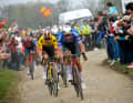 Frontmann: Mathieu van der Poel war 2023 der beste  Eintagesrennfahrer.