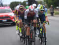 Sechs Fahrer bilden die Ausreißergruppe des Tages: Thomas Champion (Cofidis), Filippo Magli (Green Project - Bardiani CSF - Faizane), Alexander Konychev und Veljko Stojnic (beide Team Corratec - Selle Italia), Diego Pablo Sevilla (Eolo-Kometa) sowie Laurenz Rex (Intermarche-Circus-Wanty)