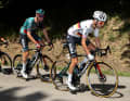 Emanuel Buchmann kam 2015 zu Bora und errang mit Platz vier bei der Tour de France 2019 seinen größten Erfolg. Das Bild zeigt ihn bei der Tour 2023 während der 13. Etappe Richtung Grand Colombier