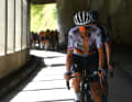Am Col d'Aubisque zeigt sich Emanuel Buchmann an der Spitze des Rennens