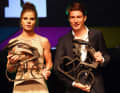 Lotte Kopecky und Jasper Philipsen erhalten die Flandrien-Trofee für den Radsportler bzw. die Radsportlerin des Jahres