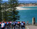 Los ging es auf der 5. Etappe der Tour Down Under am Christies Beach