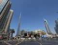 Imposante Kulisse: die Skyline in Dubai