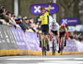 Es kam zu einem Schlusssprint, den Marianne Vos für sich entschied
