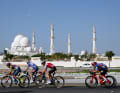 Lange fuhren die fünf Fahrer vorneweg, keine 20 Kilometer vor dem Ziel wurden sie dann aber vom Peloton gestellt